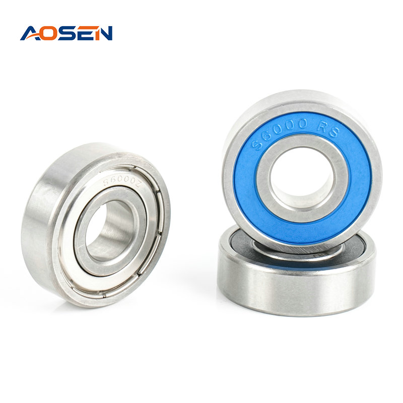 SS 6000 ZZ/2RS 스테인레스 스틸 깊은 홈 볼 베어링